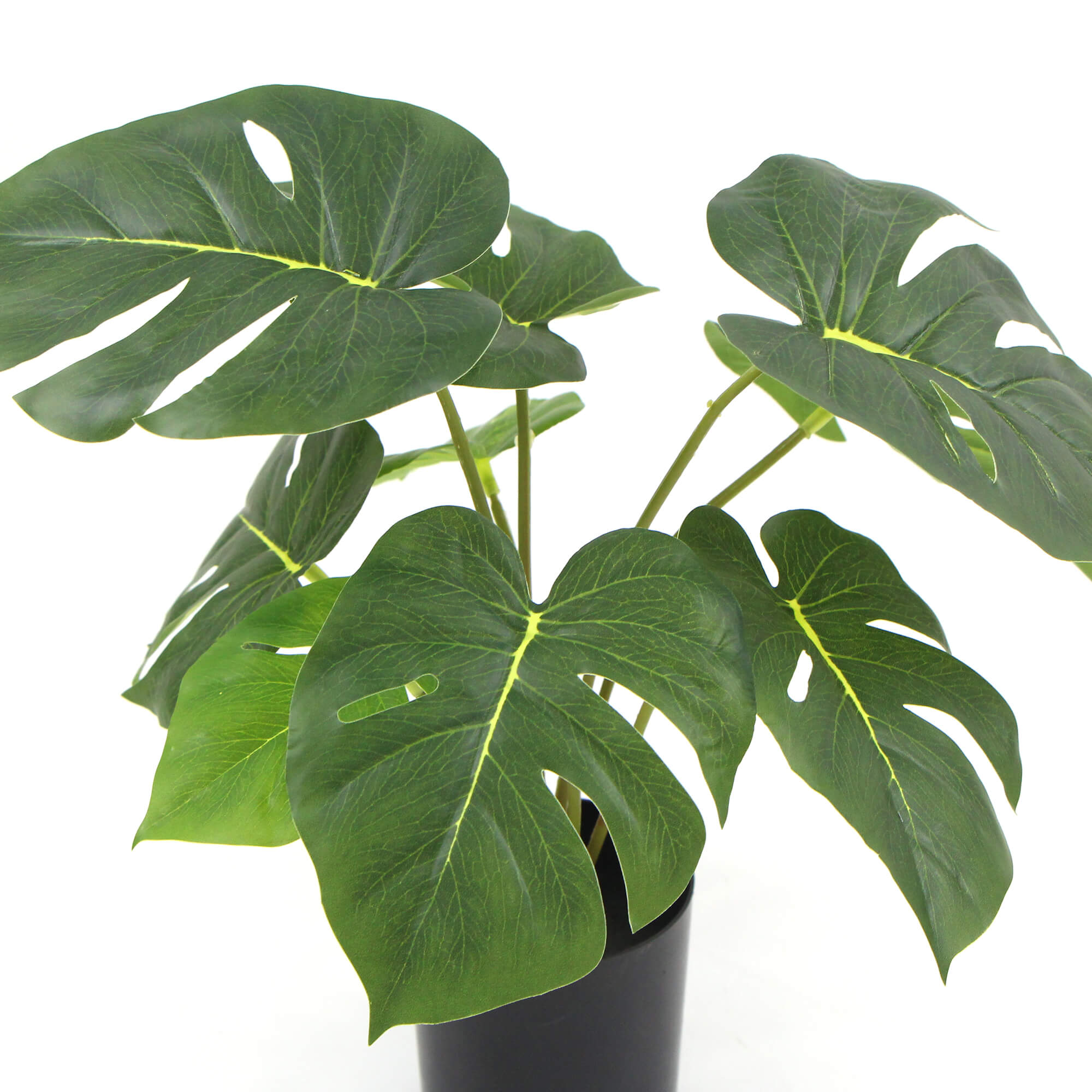 Potted Artificial Split Philodendron Plant With Real Touch Leaves 35cm Secondary image