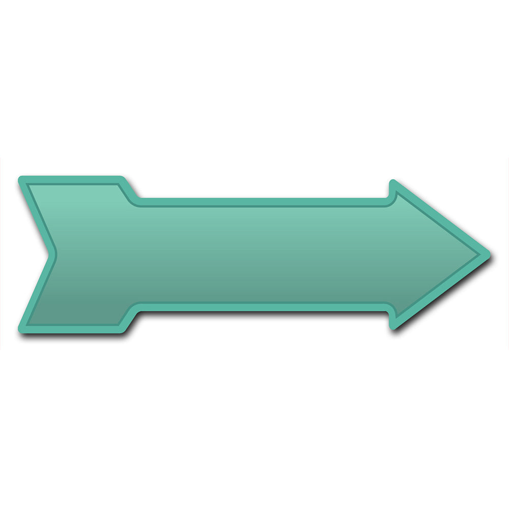 SignMission D-A-999742 6 x 18 in. Indoor & Outdoor Decor Direction Sti