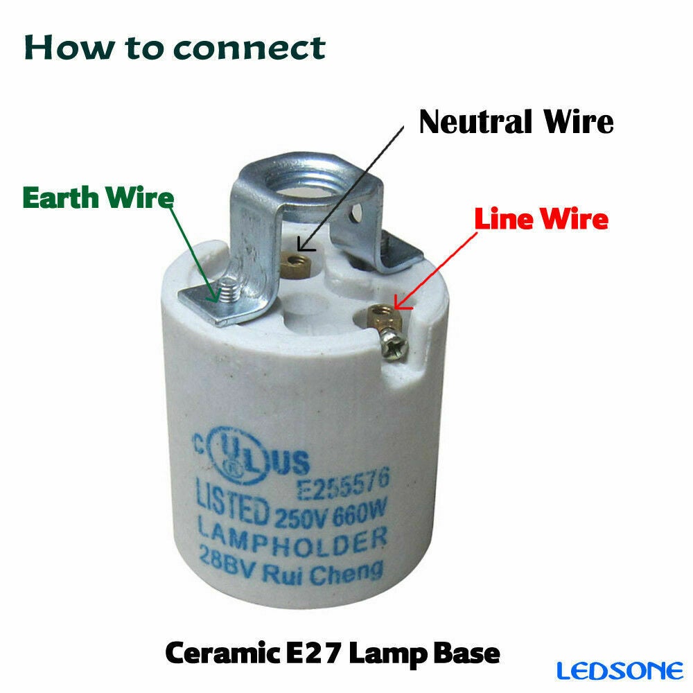 ES E27 Industrial Lamp Light Bulb Holder~3421