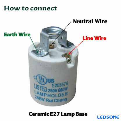 ES E27 Industrial Lamp Light Bulb Holder~3421