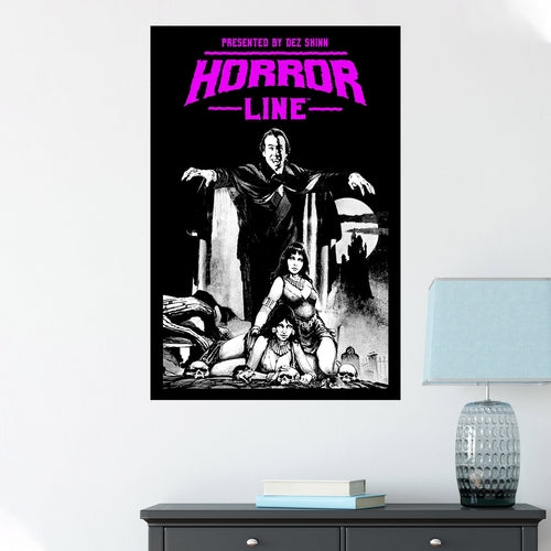 Horror Line Dracula Wall Art