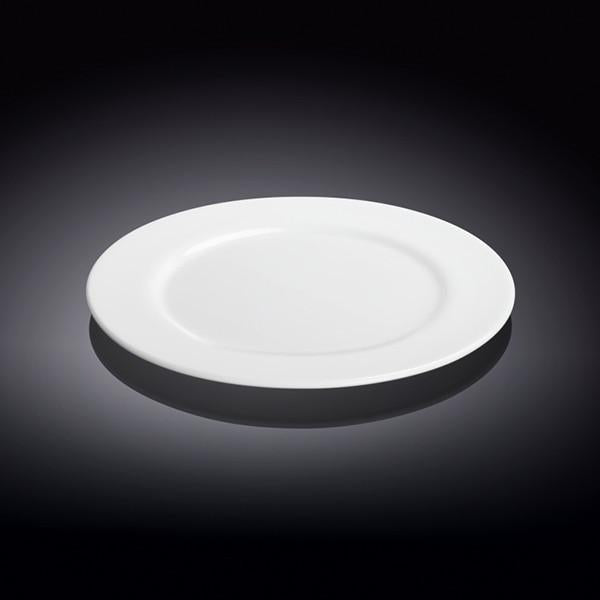 Professional Rolled Rim White Dessert Plate 7" inch | 18 Cm