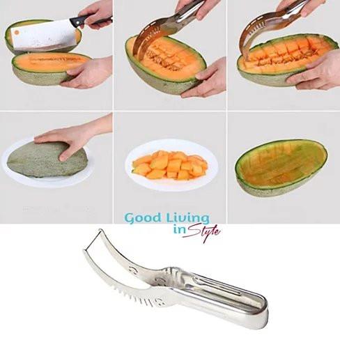 WOWZY RED/STELL Watermelon or any Melon Slicer and Cake With Mellon