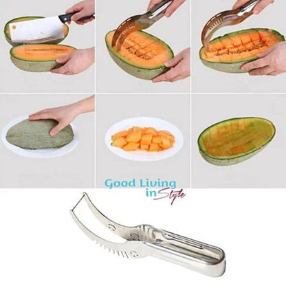 WOWZY RED/STELL Watermelon or any Melon Slicer and Cake With Mellon