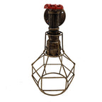 Modern Industrial Retro Vintage Style Pipe Cage Wall Light Wall Lamp