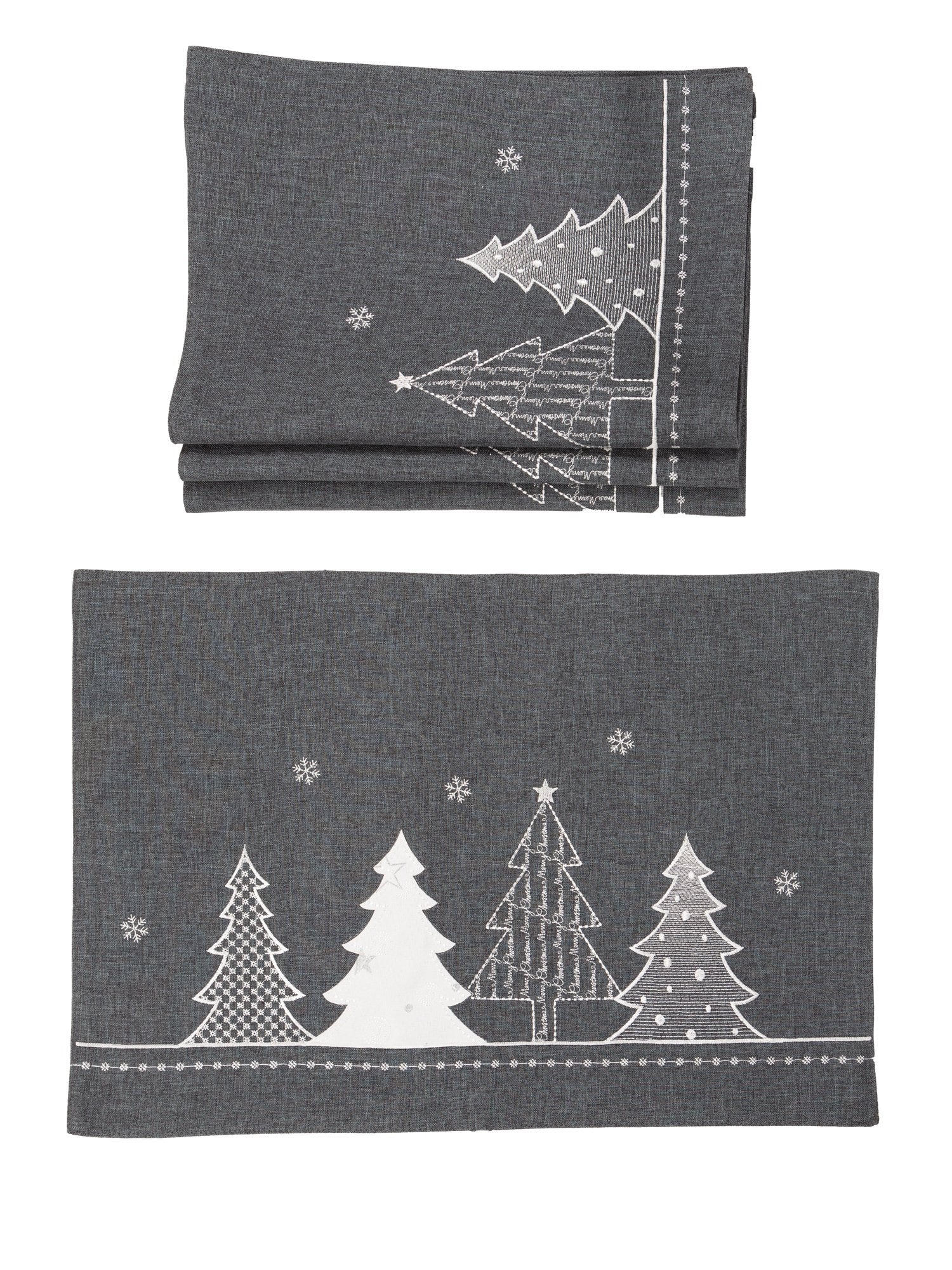 XD18902 Lovely Christmas Tree 14''x20'' Placemats, Set of 4 Main image