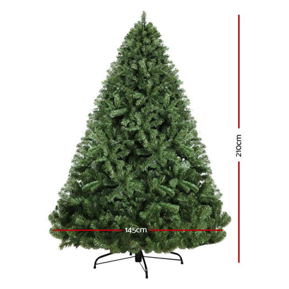 Jingle Jollys Christmas Tree 2.1M Xmas Trees Decorations Green 1250