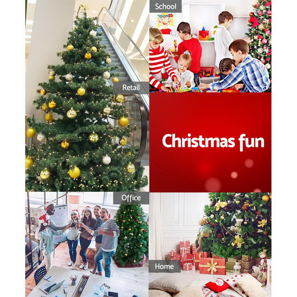 Jingle Jollys Christmas Tree 2.4M Xmas Trees Decorations Green 1500
