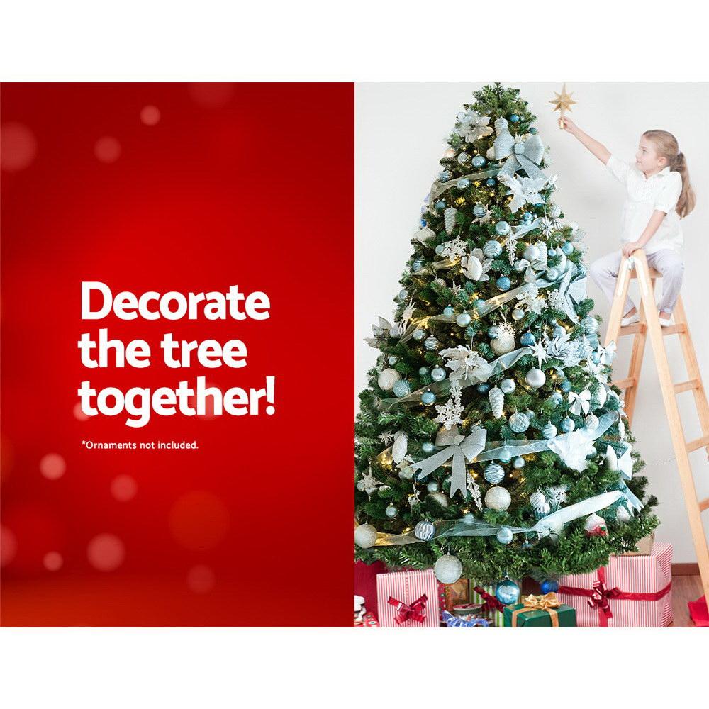 Jingle Jollys Christmas Tree 2.4M Xmas Trees Decorations Green 1500