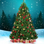 Jingle Jollys Christmas Tree 2.4M Xmas Trees Decorations Green 1500