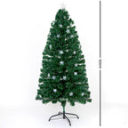 Jingle Jollys Christmas Tree 1.2M LED Xmas trees with Lights Multi