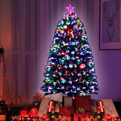 Jingle Jollys Christmas Tree 1.5M LED Xmas trees with Lights Multi