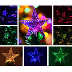 Jingle Jollys Christmas Tree 1.8M LED Xmas trees with Lights Multi