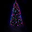 Jingle Jollys Christmas Tree 1.8M LED Xmas trees with Lights Multi