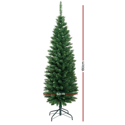 Jingle Jollys Christmas Tree 1.8M Xmas Trees Green Decorations 300