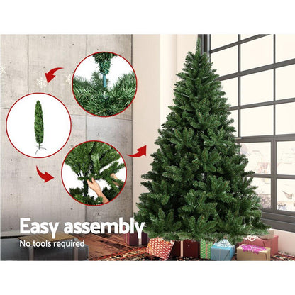 Jingle Jollys Christmas Tree 1.8M Xmas Trees Green Decorations 800