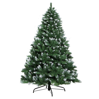 Jingle Jollys Christmas Tree 1.8M Xmas Trees Decorations Snowy Green