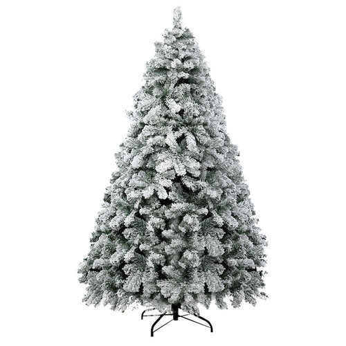 Jingle Jollys Christmas Tree 2.4M Xmas Trees Decorations Snowy 1291