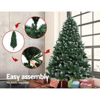 Jingle Jollys 2.4M 8FT Christmas Tree Xmas Home Decoration 1400 Tips
