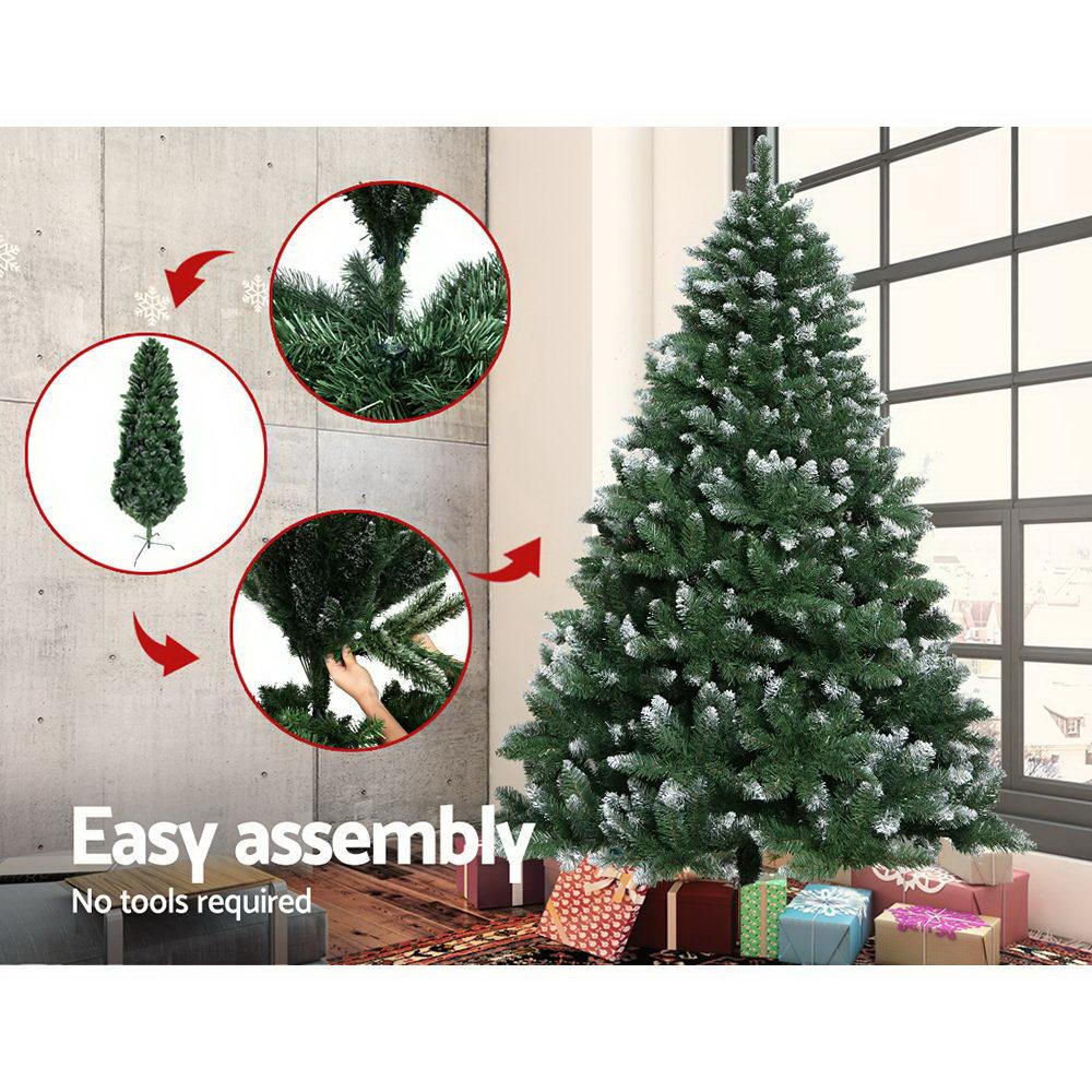 Jingle Jollys 2.4M 8FT Christmas Tree Xmas Home Decoration 1400 Tips