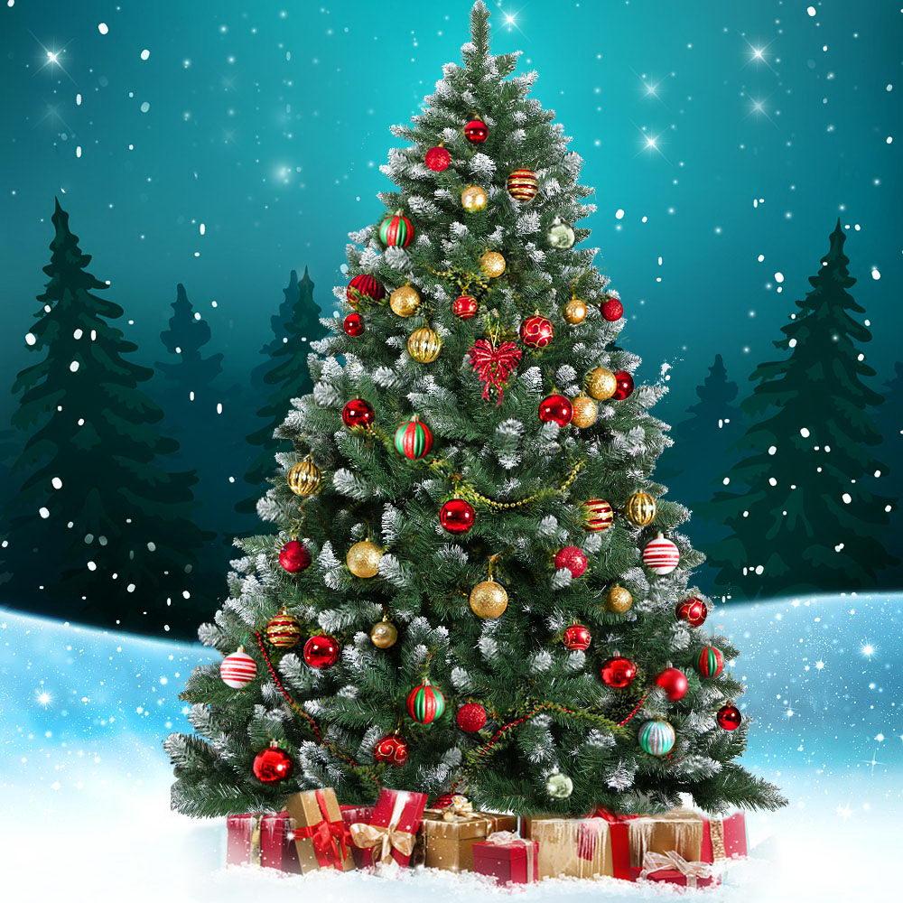 Jingle Jollys 2.4M 8FT Christmas Tree Xmas Home Decoration 1400 Tips