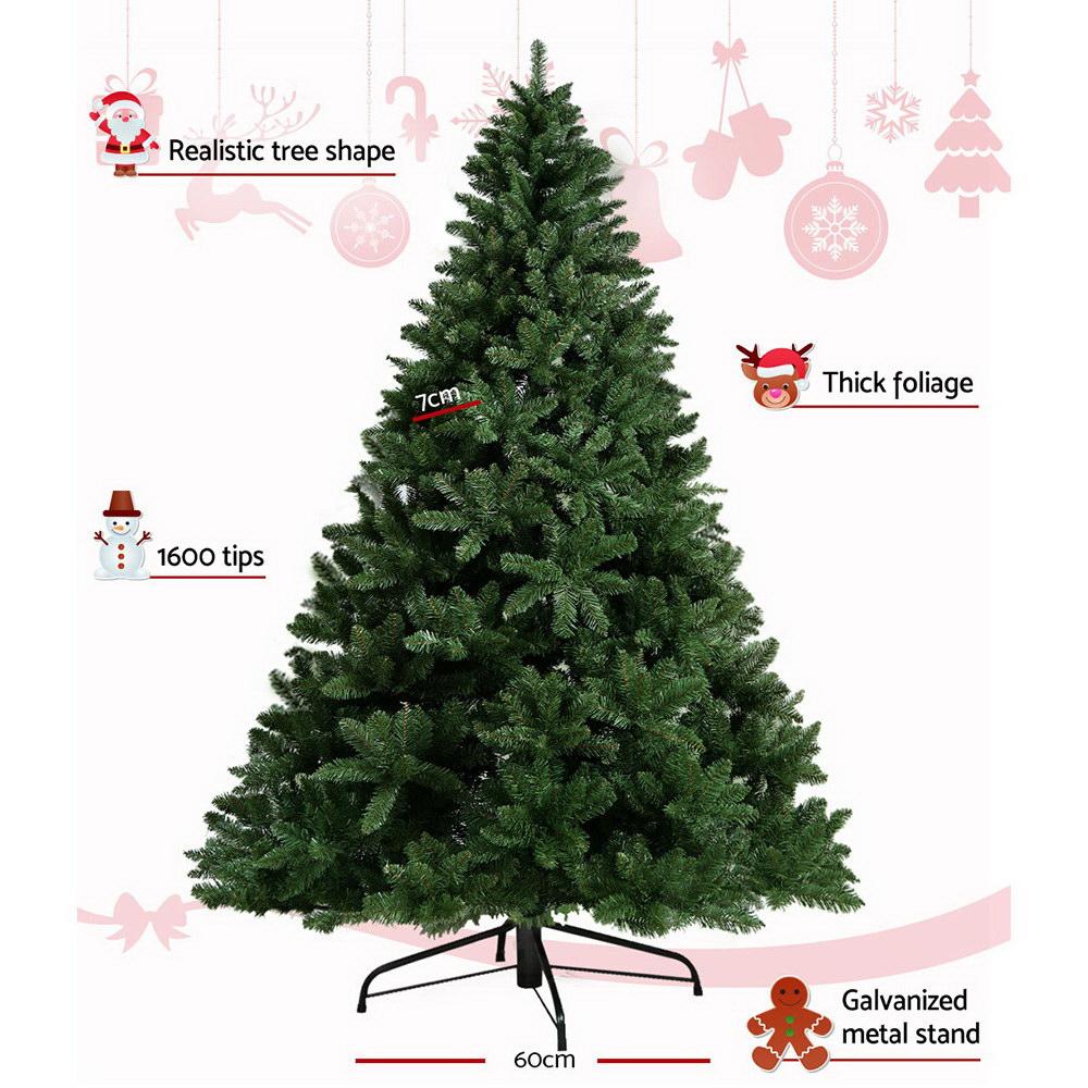 Jingle Jollys Christmas Tree 2.7M Xmas Trees Green Decorations 1600