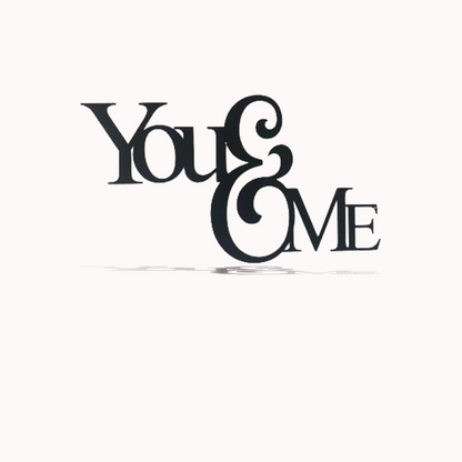 You & Me - Metal Wall Art