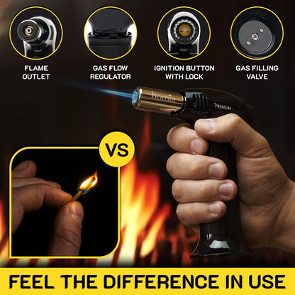 Butane Torch   Adjustable Flame for Smoking Guns and Smokers