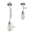 Ceiling Rose Balloon Cage Hanging Pendant Lamp Holder Light Fitting