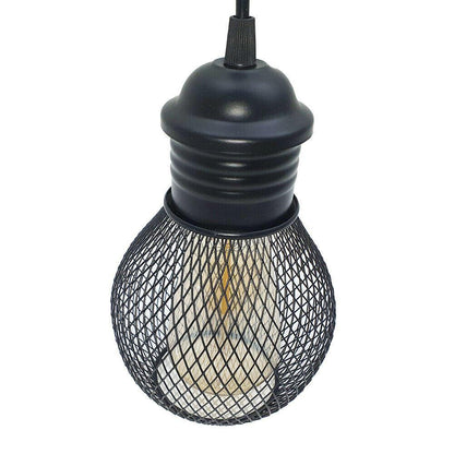 3Head Modern Vintage Industrial Retro Loft Cage Ceiling Lamp Shade