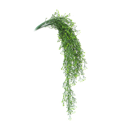 Artificial Hanging Plant (Natural Green) UV Resistant 90cm