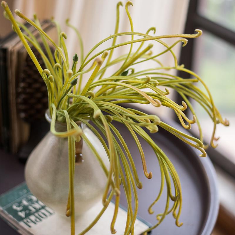 Artificial Plant Green Sarracenia Stem 12" Tall Secondary image
