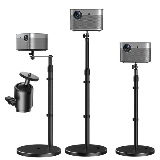 5Core Projector Stand Height Adjustable Mount Floor w 360Â° Swivel 3