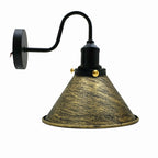 E27 Industrial Metal Wall Light Fitting Vintage Cone shape Wall