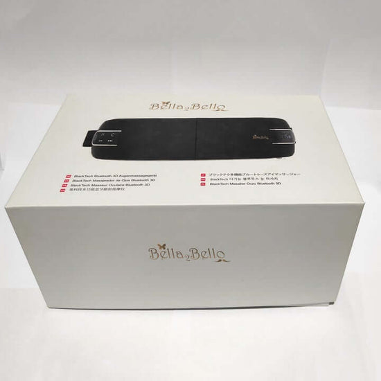 Bella2Bello Bella Electric Bluetooth 3D Eye Massager (Black) (English