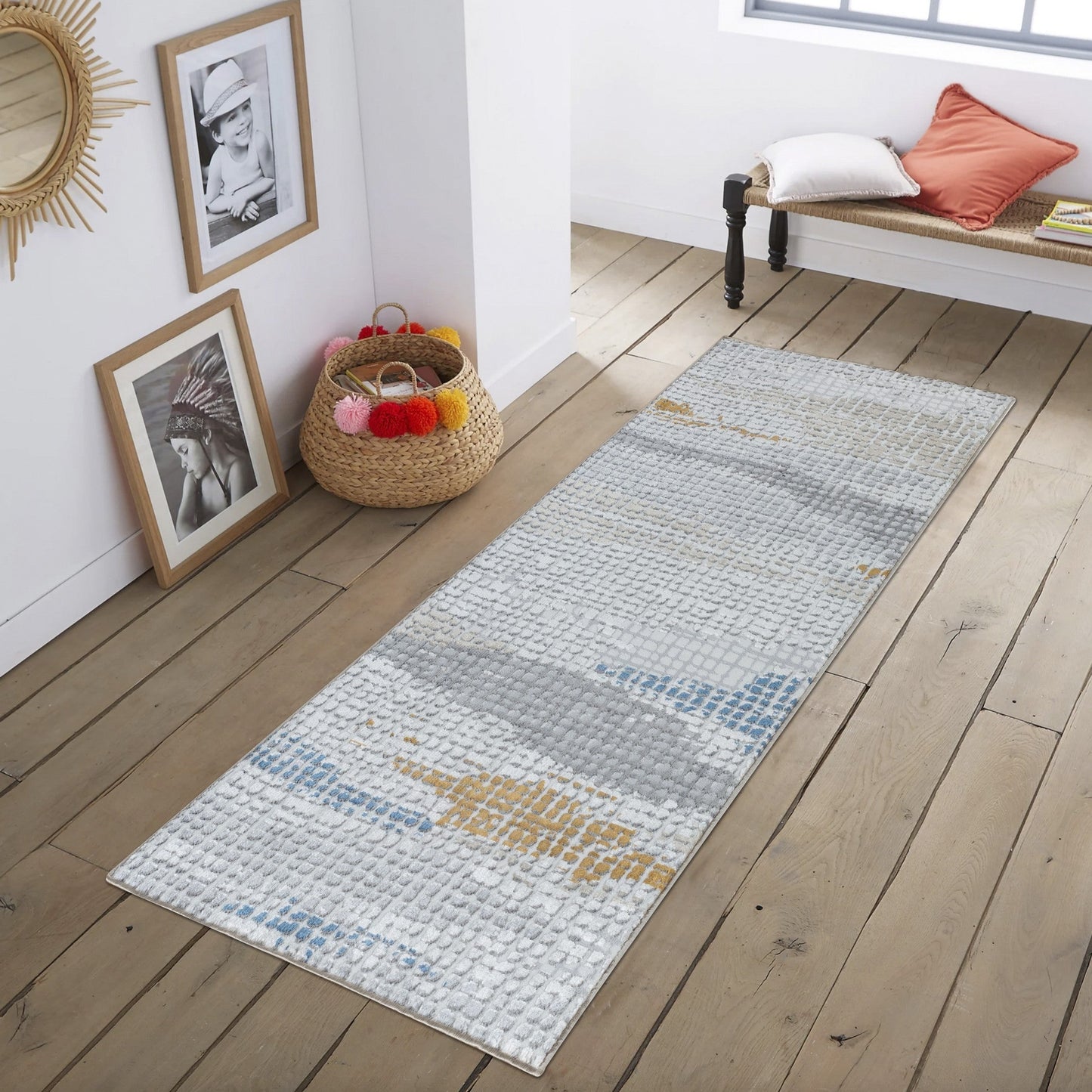 Textures Multi 2 ft. 7 in. x 7 ft. Area Rug