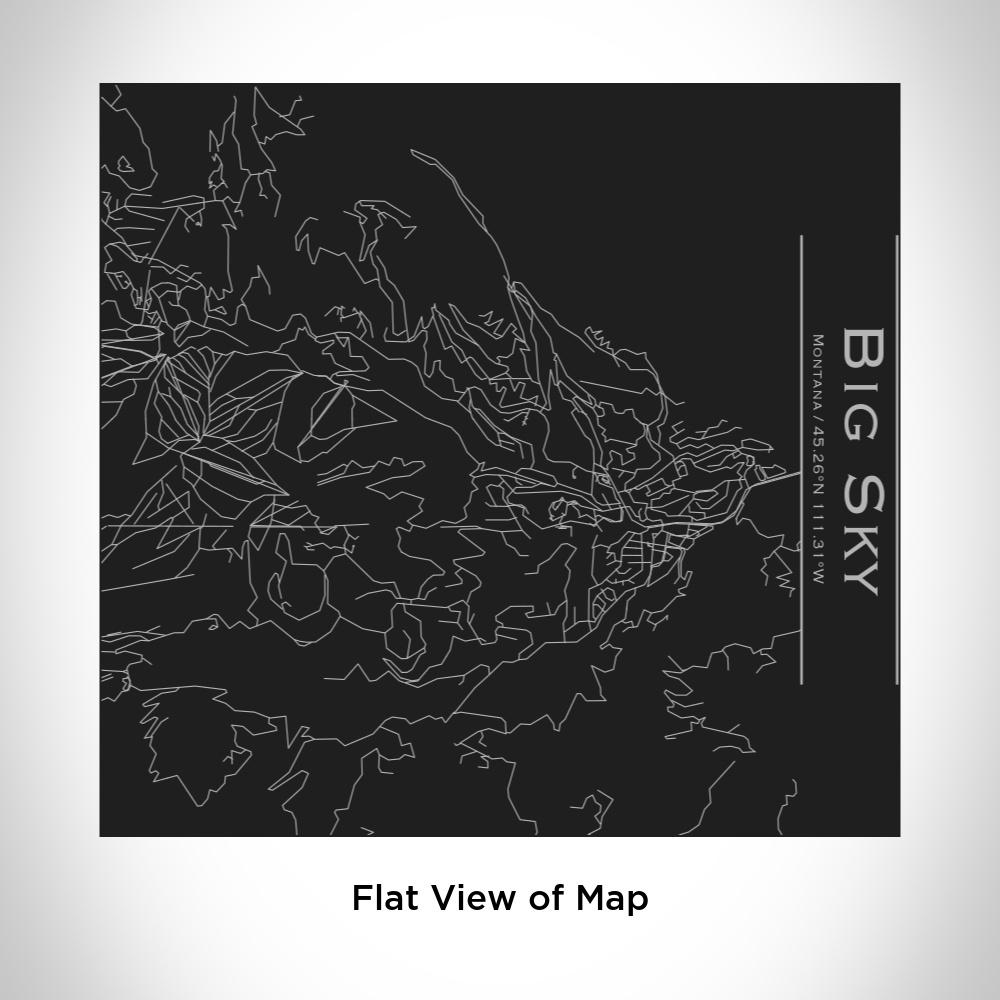 Big Sky - Montana Map Tumbler in Matte Black