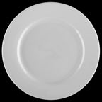 Professional Rolled Rim White Dessert Plate 7" inch | 18 Cm