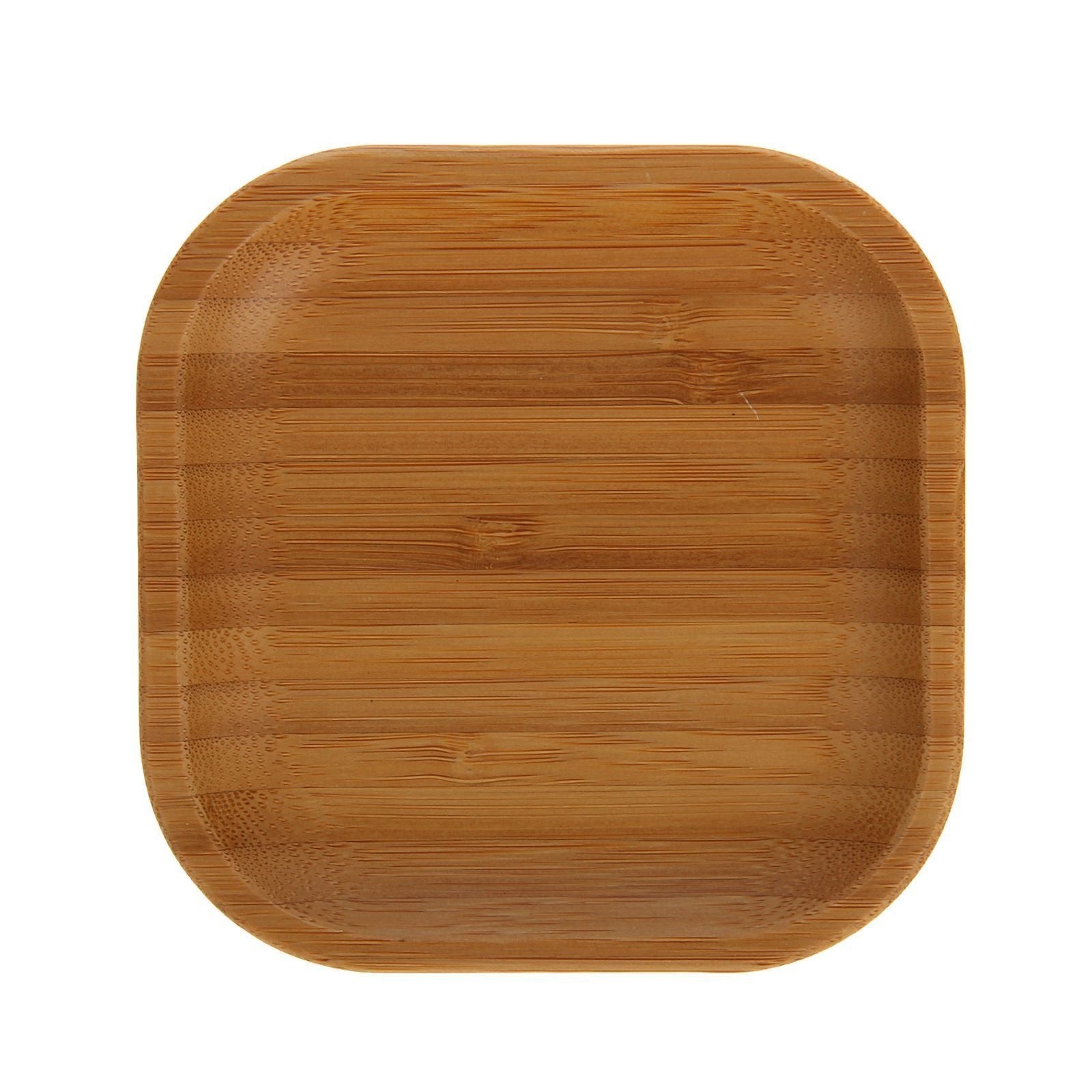 Bamboo Square Plate 4" inchX 4" inch | For Appetizers Main image