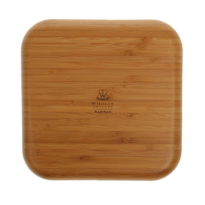 Bamboo Square Plate 8" inch X 8" inch | For Appetizers / Barbecue