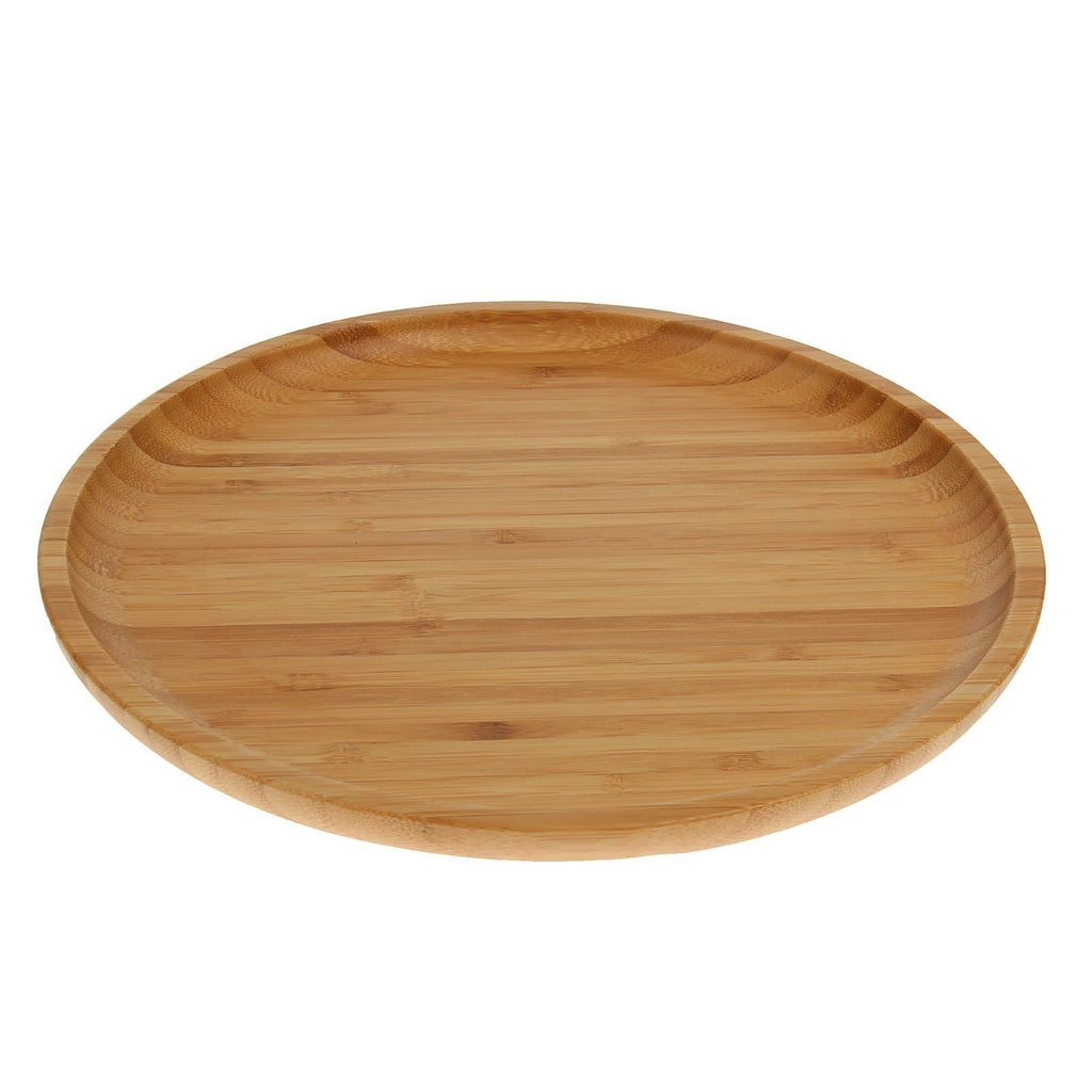 Bamboo Round Plate 11" inch | For pizza / Barbecue / Steak