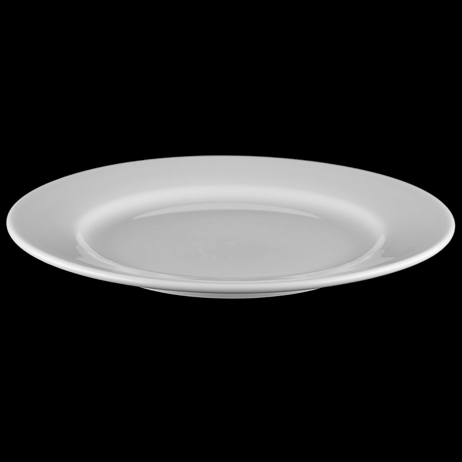 Professional Rolled Rim White Dessert Plate 7" inch | 18 Cm Secondary image