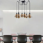 Industrial Retro Modern 8Way Vintage Loft Spider Ceiling Pendant