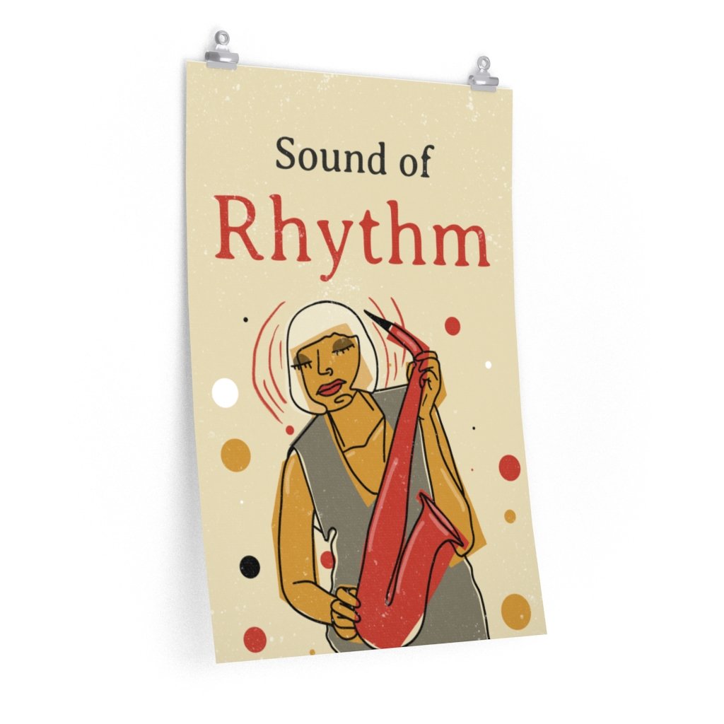 Sound of Rhythm Vintage Jazz Poster Secondary image