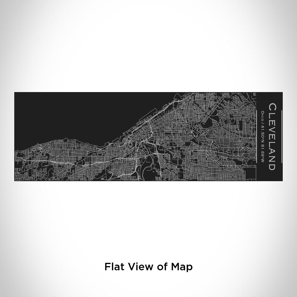 Cleveland - Ohio Map Insulated Cup in Matte Black