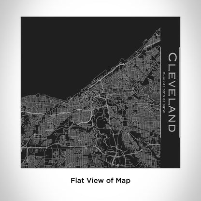 Cleveland - Ohio Map Tumbler in Matte Black