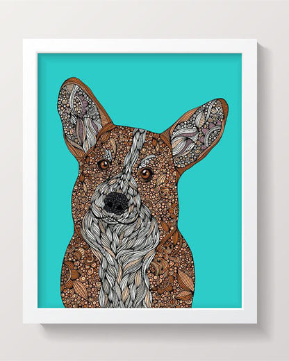 Corgi Art Print