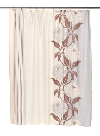 FSC-CH-13 Chelsea Fabric Shower Curtain in Chocolate Main image