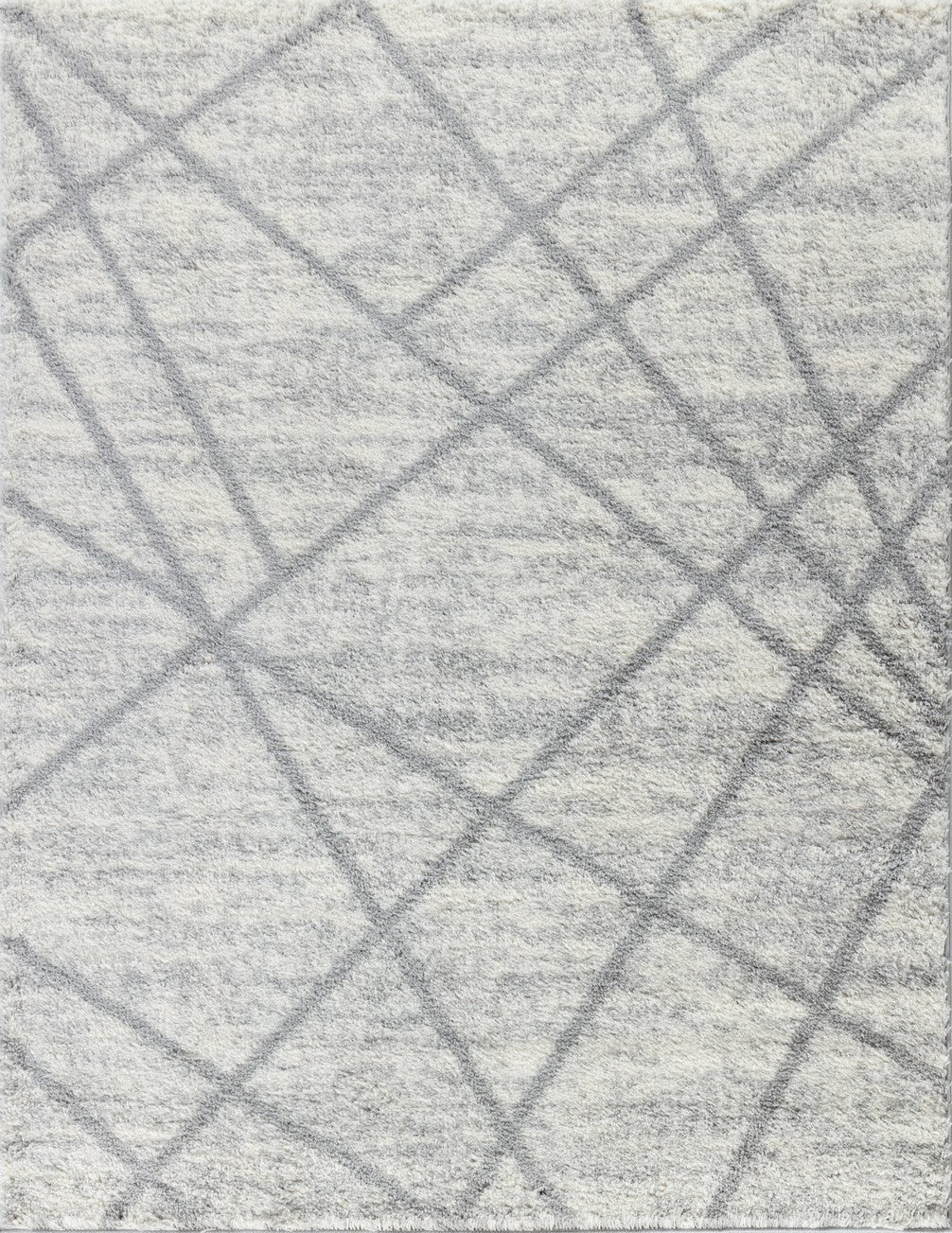 Loft Shag Ivory 7 ft. 10 in. x 9 ft. 10 in. Shaggy Area Rug