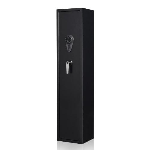 Black Stainless Steel Gun Security Cabinet with Electronic Keypad